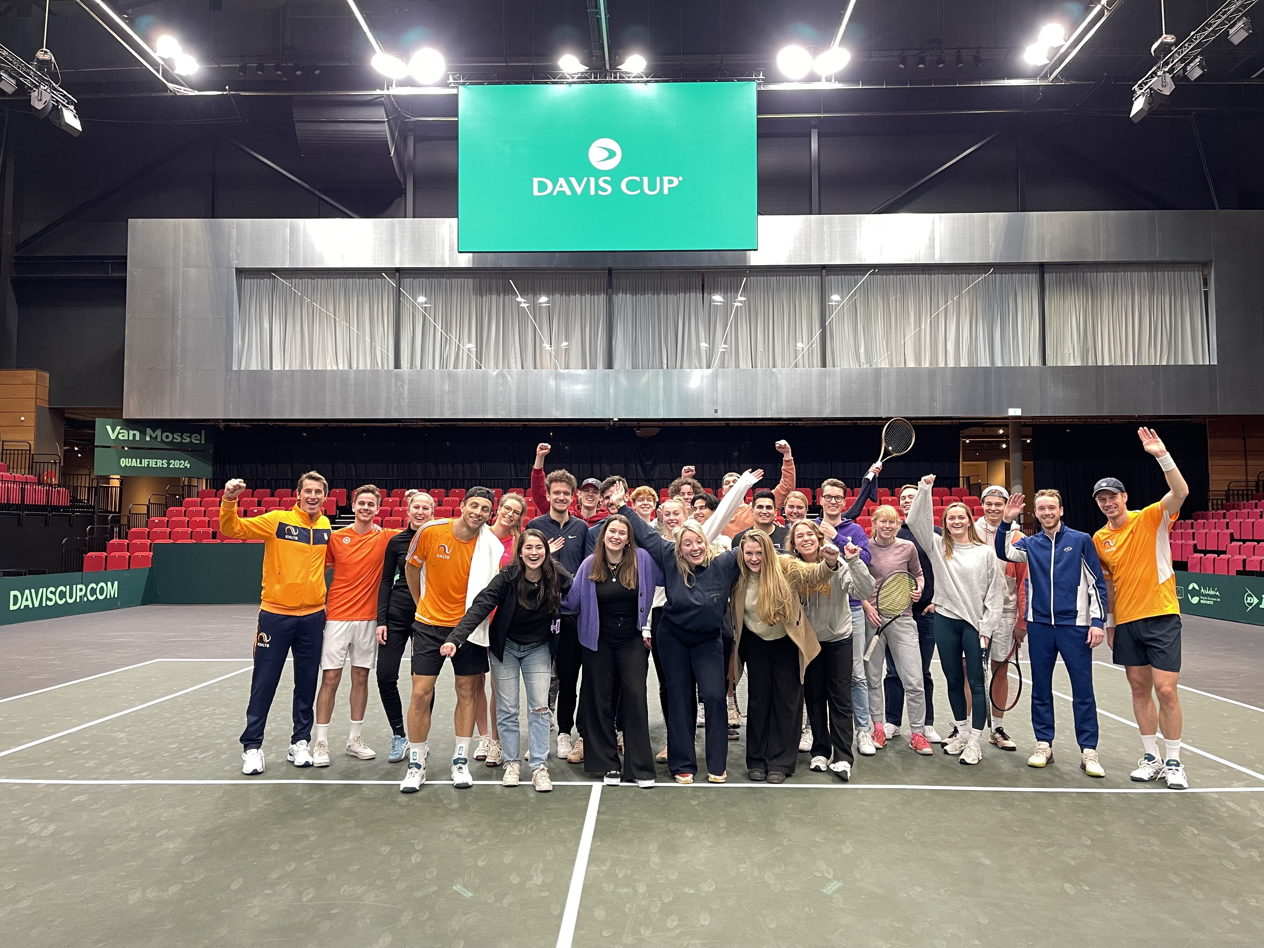 selectie van TAM bij davis cup